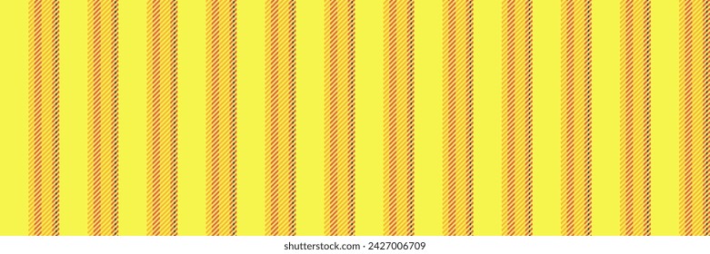 Gold background vertical vector, veil stripe textile lines. Service pattern fabric seamless texture in yellow and amber color.