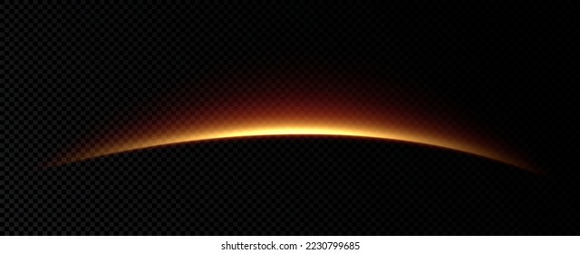 Fondo dorado. líneas onduladas de fuego. efecto luminoso.	