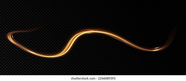 Gold background. wavy lines of fire. light effect.	