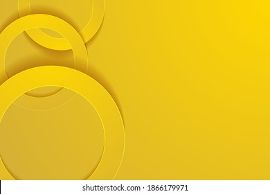 antecedentes dorados. Fondo de la capa de recorte de 3d círculo.