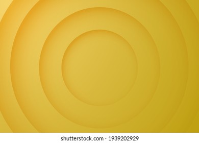 gold backgrounds. Abstract 3d circle papercut layer background.