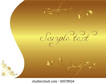 Gold background.Vector