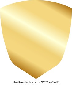 Gold Badge Label Design Illustration