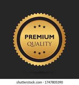 Gold Badge Premium Quality Tag For Shop Industry Design