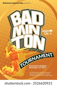 Gold Badminton Championship Pôster Esporte