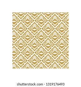 Gold Balinese pattern