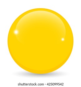 gold ball,  golden sphere. 