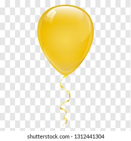 Gold Balloons Vector Illustration Stock Vector (royalty Free 