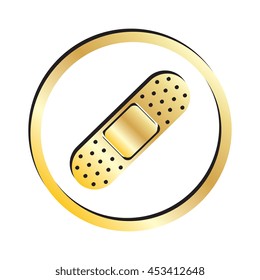Gold Bandage Icon