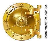 Gold Bank doors