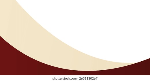 Gold Banner Header Wave Red und Gold.eps10