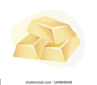 Gold Bar 24 Carat Icon stock illustration as EPS 10 File