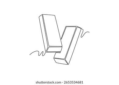 ouro bar. conceito de ouro, bitcoin e moeda. Design de desenho de linha única. Ilustração gráfica vetorial