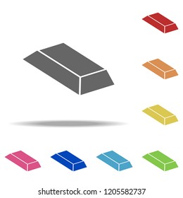 gold bar icon. Elements of banking in multi color style icons. Simple icon for websites, web design, mobile app, info graphics
