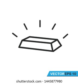 gold bar icon vector design illustration