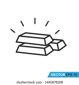 gold bar icon vector design illustration