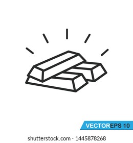 gold bar icon vector design illustration