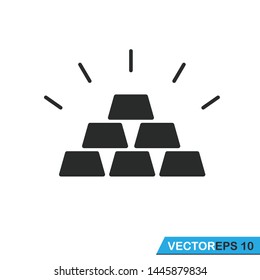 gold bar icon vector design illustration