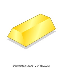 Gold bar illustration design vector