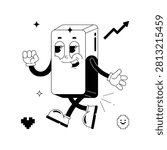Gold Bar Retro Vector Illustration Eps 10 File
