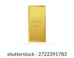  gold bar Vector graphic illustration. Suitable for website design