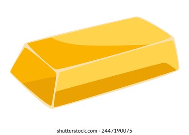 gold bar. vector illustration design