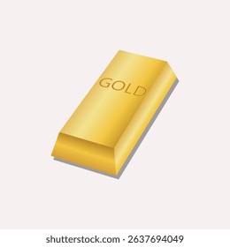 gold bar vector with gold writing