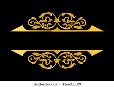 gold baroque ornament