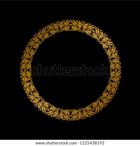gold baroque ornament 