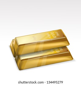 Gold bars eps10