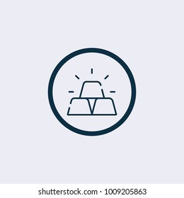 Gold bars icon
