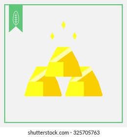 Gold bars icon