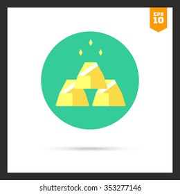 Gold bars icon