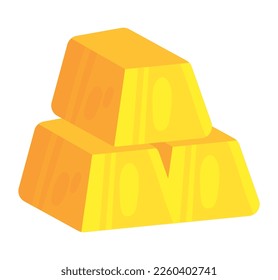 gold bars icon isolated design