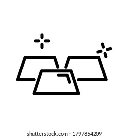 Gold Bars icon or logo isolated sign symbol vector illustration - high quality black style vector icons
