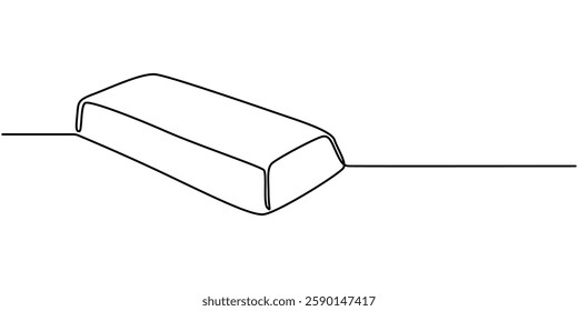 Gold bars, gold reserves one line art. Continuous line drawing of bank, money, finance, financial, payment, data, savings, economic, wealth, credit, Single one line drawing pile of gold bars.