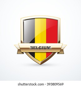 Gold Belgium shield