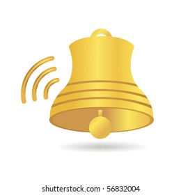 gold bell icon