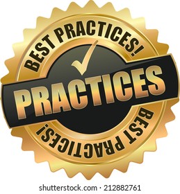 gold best practices sign