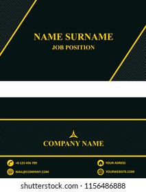 Gold Blac business card