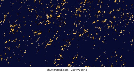 Goldener und schwarzer Hintergrund. Abstrakte Pinsel Grunge Design