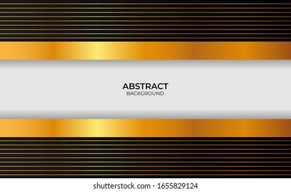 Gold And Black Elegant Background