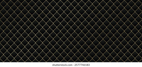 gold black line diamond shape pattern