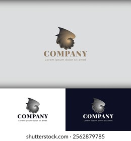 A Gold and Black Logo That Blends Opulence and Elegance, Combining Rich Metallic Hues with Bold Design to Create a Powerful, Timeless Visual Identity That Commands Attention and Exudes Prestige