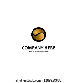 gold and black logo vector
