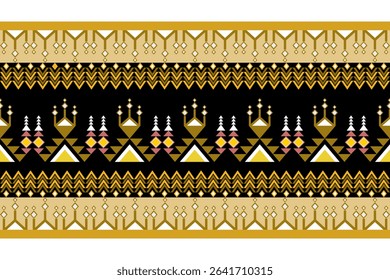 Gold black Native Indian American Ethnic