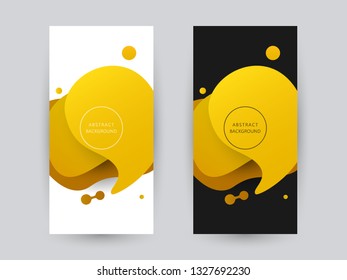 Gold black white elegant simple splash abstract background template. Can use for banner, flyer, cover. card, backdrop, presentation.