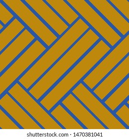 gold and blue geometric seamless pattern, that can be used on the web, or in print, for surface design