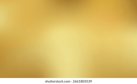 Goldener unscharfer Farbverlauf-Hintergrund.Glatte abstrakte Illustration für Banner, Tapeten, Verpackungen.