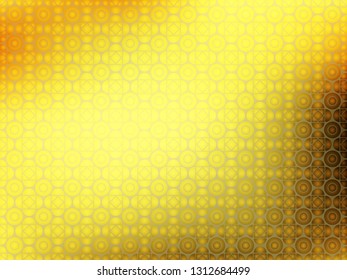 Gold blurred gradient mesh vector template business card  or frame with geometric pattern,  Vector eps 10